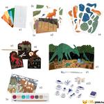 Kép 3/3 - Dinoszauruszos nagy kreatív készlet - Djeco