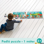 Kép 3/3 - óriás puzzle 100 darabos a város autós fiúknak