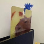 Kép 3/4 - Hologramos kapibarás könyvjelző