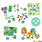 Kép 2/3 - Djeco társasjáték gyűjtemény 5 klasszikus játékkal