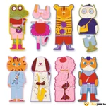 Kép 3/3 - Puzzle Trio Djeco kirakó