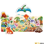 Kép 3/5 - Mieredu dínós matricagyűjtő zselés matricákkal