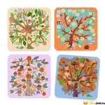 Kép 2/5 - Évszakok matricázós Djeco játék piciknek