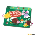 Kép 2/4 - Djeco böngésző játék mozgatható elemekkel Eduludo Obs Animo