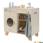 Kép 1/7 - Little Dutch játék mosógép mosogató csappal