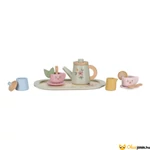 Kép 2/4 - Fa teás szett Little Dutch szerepjáték