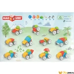 Kép 2/2 - Geomag Magicube Blocks Recycled Cars 10 darabos mágneses építőjáték