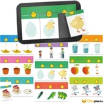 Kép 2/2 - Headu Előtte-utána időrendi sorrend játék