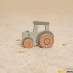 Kép 2/2 - Játék traktor fából piciknek - Little Dutch