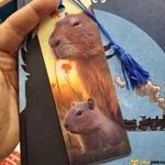 Kép 2/4 - 3 dimenziós könyvjelző Kapibara