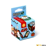 Kép 2/2 - Karácsonyi kifordítható kocka játék doboza 