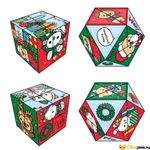 Kép 1/2 - Karácsonyi mágneses hajtogatható kocka játék