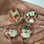 Kép 3/3 - Kicsi karácsonyi pattogó labda