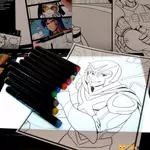 Kép 3/4 - Átvilágítós rajztábla manga rajzoláshoz