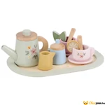 Kép 1/4 - Little Dutch fa teáskészlet - új