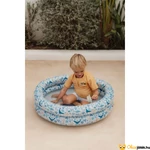 Kép 2/4 - Little Dutch felfújható medence, kék, bálnás