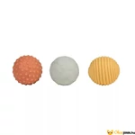 Kép 2/2 - Little Dutch tapintást fejlesztő labdák - 3 darabos szett