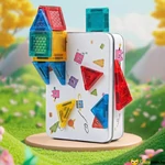 Kép 2/3 - Mini mágneses lapkák építőjáték utazáshoz