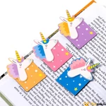 Kép 2/3 - Mágneses könyvjelző unikornisok 4 darabos szett