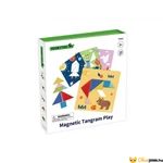 Kép 1/2 - Tooky Toy: Mágneses tangram képkirakó