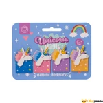 Kép 1/3 - Unikornisos mágneses könyvjelző 4 db