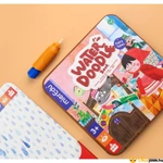 Kép 5/5 - Vízzel festő könyv ecsettel