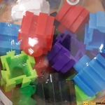 Kép 6/8 - Puzzle kocka építő készlet