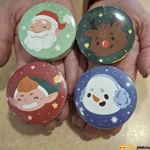 Kép 4/4 - Zsugor törölköző karácsonyi mintákkal