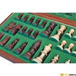 Kép 2/5 - Nagyméretű sakk készlet tároló tálcával