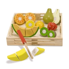 Szeletelhető fa játékok