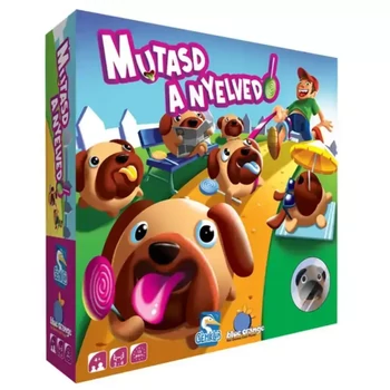 Mutasd a nyelved! vicces kutyás memória társasjáték