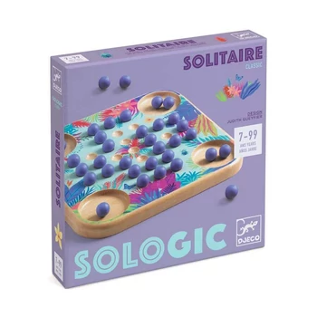 Logikai játék - Szoliter (Solitaire) doboza