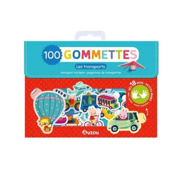 100 db-os újraragasztható matrica készlet - Közlekedés