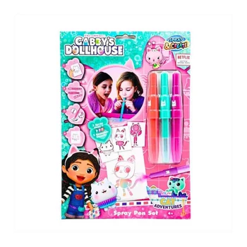 Gabi babaháza színező szett fújós filccel