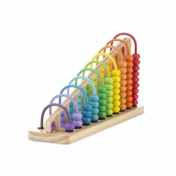 Fa készségfejlesztő játék - íves abakusz