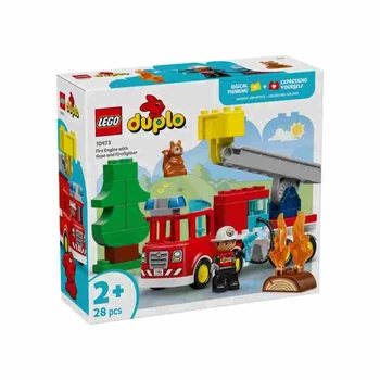 LEGO Duplo Tűzoltóautó tömlővel és tűzoltóval