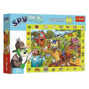 Spy Guy Böngésző puzzle 24 db-os - Farm