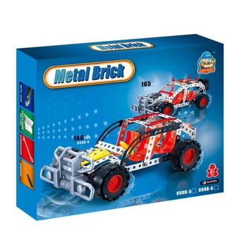 Terepjáró autó fém építőjáték