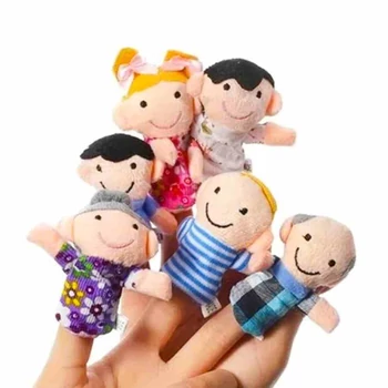 6 db-os textil ujjbáb készlet