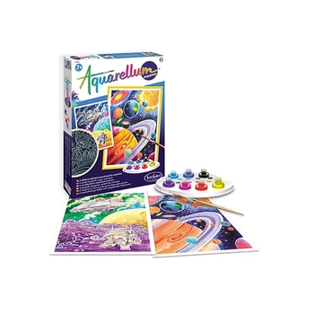 Aquarellum kozmosz, nagy foszforeszkáló festő készlet 