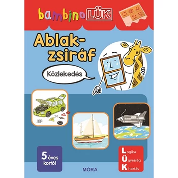 LDI142 Bambino füzet ablak zsiráf közlekedés
