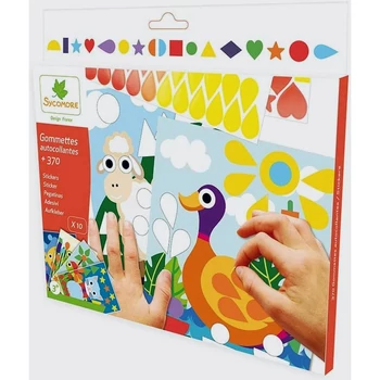 Állatos matricás foglalkoztató 3 éveseknek