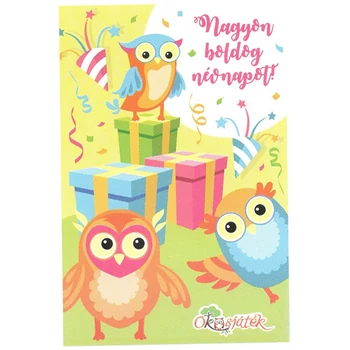Boldog névnapot ajándékkártya