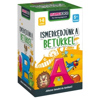 Ismerkedjünk a betűkkel társasjáték Memorace