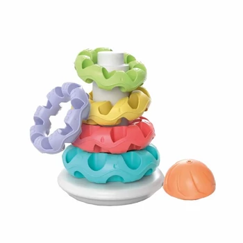 Gyűrűpiramis clementoni játék