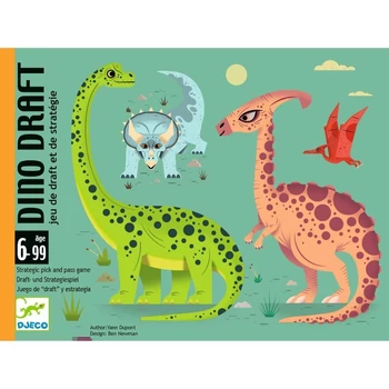 Djeco Dino Draft - Dínók nyomában kártyajáték