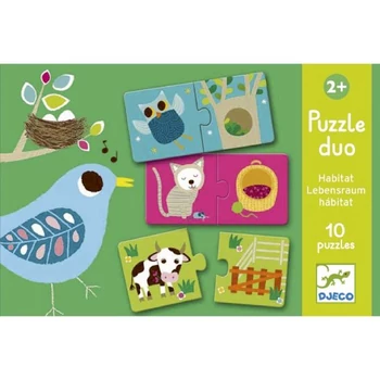 Puzzle duo - két darabból összerakható puzzle
