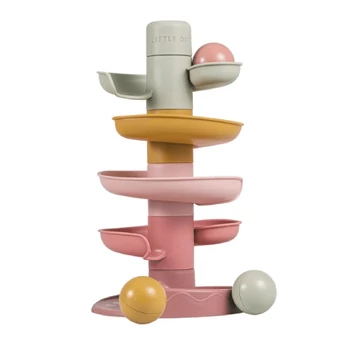 Spirál golyópálya pink