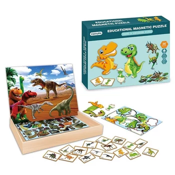 Mágneses játék dinoszauruszokkal