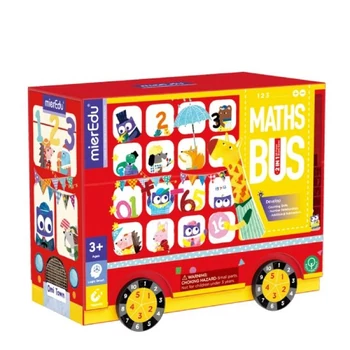 Matekos buszozás matematikai társasjáték